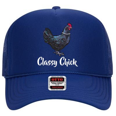 Classy Chick - Funny Cute High Crown Mesh Back Trucker Hat