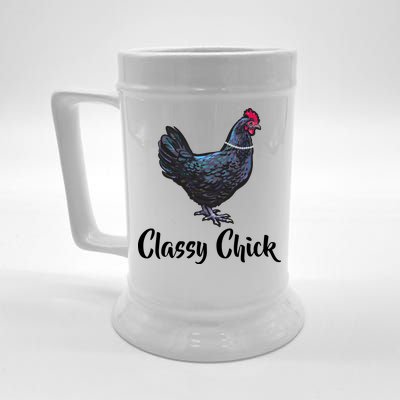 Classy Chick - Funny Cute Beer Stein