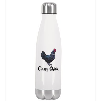 Classy Chick - Funny Cute Stainless Steel Insulated Water Bottle