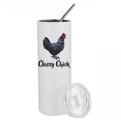 Classy Chick - Funny Cute Stainless Steel Tumbler