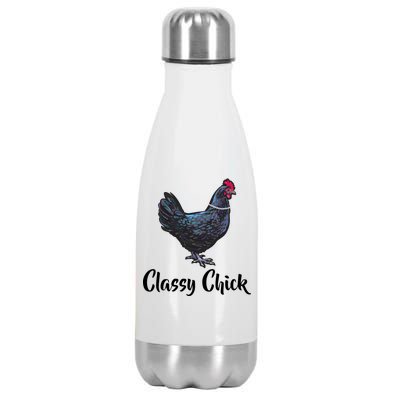 Classy Chick - Funny Cute Stainless Steel Insulated Water Bottle