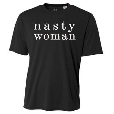 Classy Nasty Woman News Anchor Logo Cooling Performance Crew T-Shirt