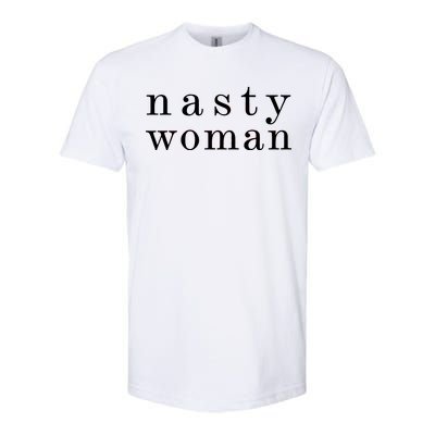 Classy Nasty Woman News Anchor Logo Softstyle® CVC T-Shirt