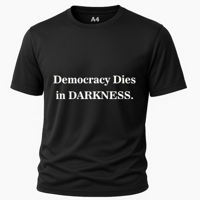 Classy News Democracy Dies in Darkness Cooling Performance Crew T-Shirt