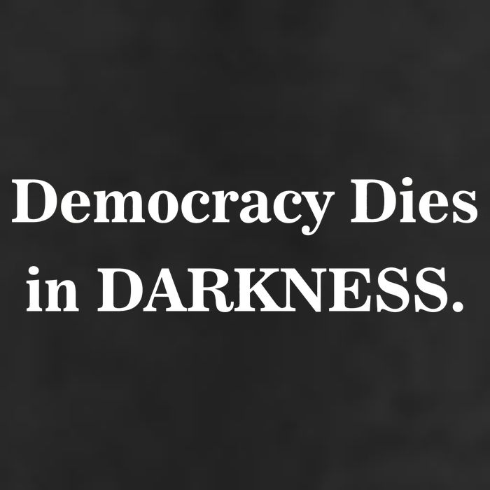 Classy News Democracy Dies in Darkness Adult Drive Performance Visor