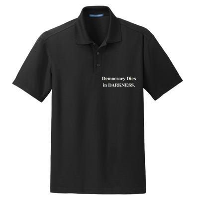 Classy News Democracy Dies in Darkness Dry Zone Grid Polo