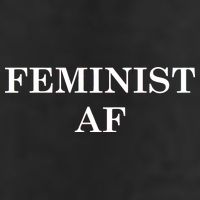 Classy News Feminist AF Text Logo Cool Comfort Performance Bucket Hat
