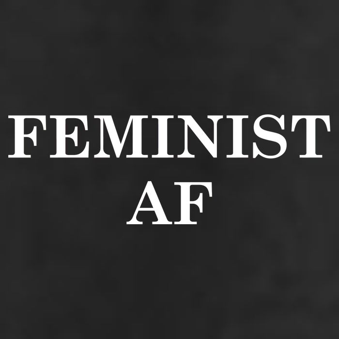 Classy News Feminist AF Text Logo Cool Comfort Performance Bucket Hat
