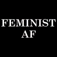 Classy News Feminist AF Text Logo Sustainable Bucket Hat