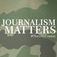 Classy News Journalism Matters #NotTheEnemy Legacy Tie Dye Trucker Hat