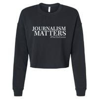 Classy News Journalism Matters #NotTheEnemy Cropped Pullover Crew