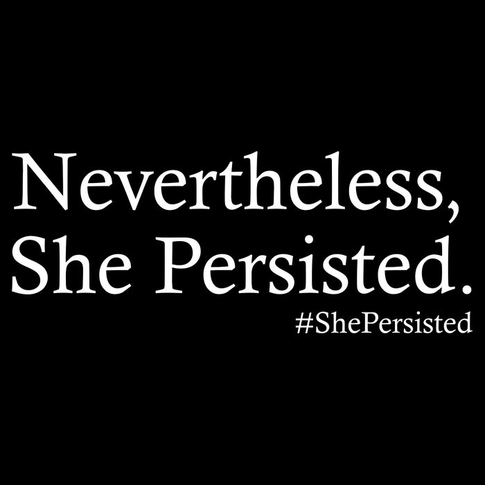 Classy News Nevertheless, She Persisted. 16 in Basic Backpack