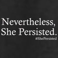 Classy News Nevertheless, She Persisted. Golf Towel