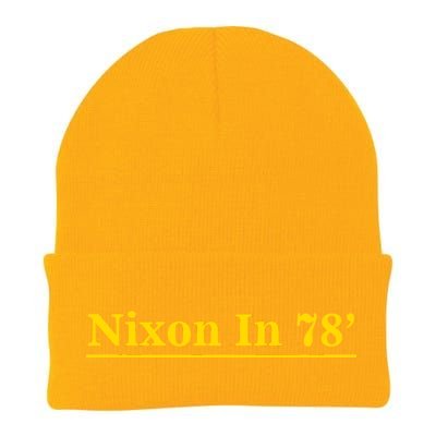 Classy News Nixon In 78' Logo Knit Cap Winter Beanie