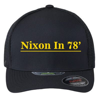 Classy News Nixon In 78' Logo Flexfit Unipanel Trucker Cap