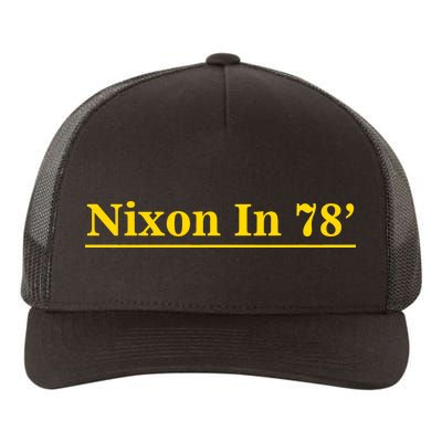 Classy News Nixon In 78' Logo Yupoong Adult 5-Panel Trucker Hat