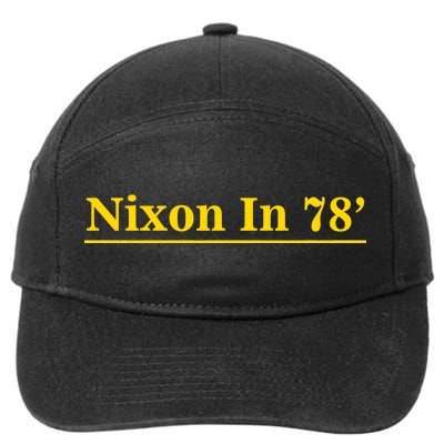 Classy News Nixon In 78' Logo 7-Panel Snapback Hat