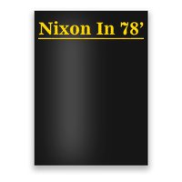 Classy News Nixon In 78' Logo Poster