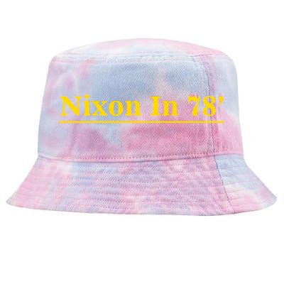 Classy News Nixon In 78' Logo Tie-Dyed Bucket Hat