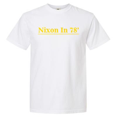 Classy News Nixon In 78' Logo Garment-Dyed Heavyweight T-Shirt