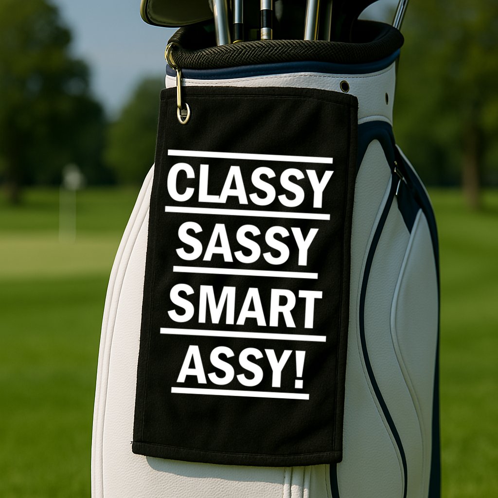Classy Sassy Smart Assy Golf Towel