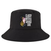 Classy With A Savage Side Cool Comfort Performance Bucket Hat