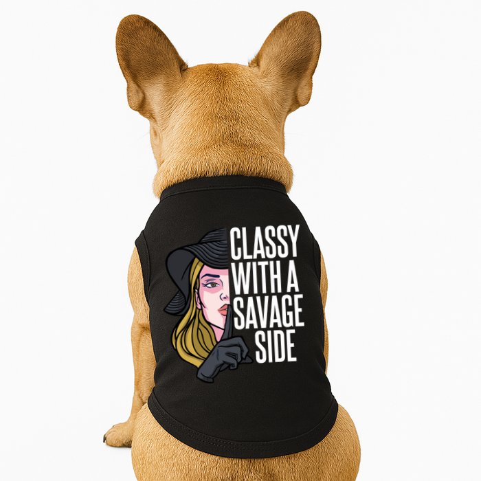 Classy With A Savage Side Doggie Tank