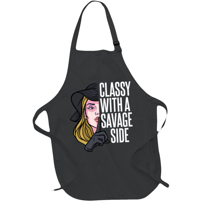 Classy With A Savage Side Apron