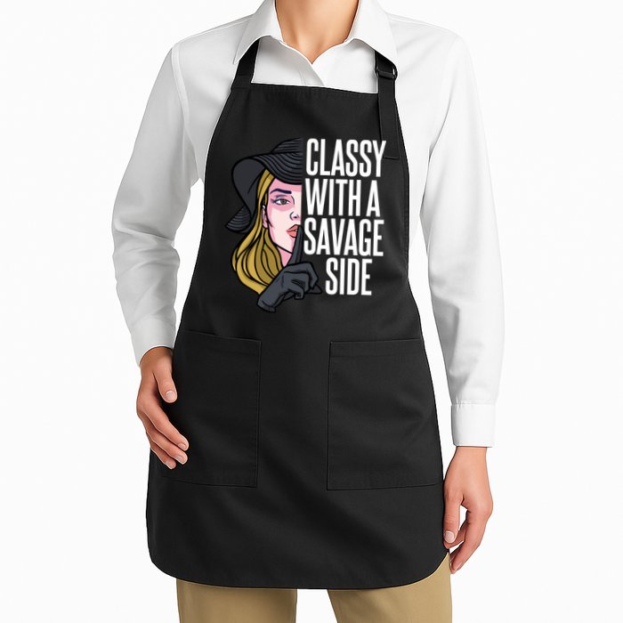 Classy With A Savage Side Apron