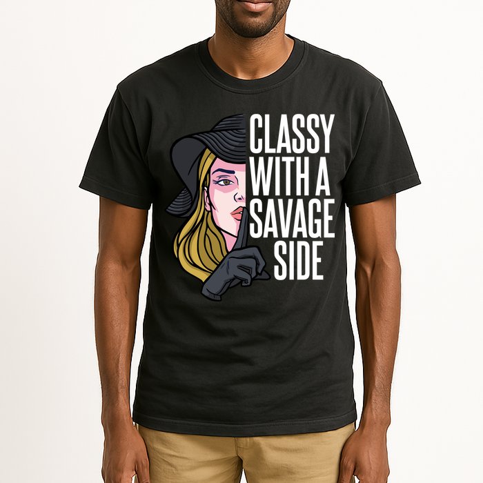 Classy With A Savage Side Tall T-Shirt