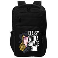Classy With A Savage Side Impact Tech Backpack