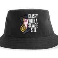 Classy With A Savage Side Sustainable Bucket Hat