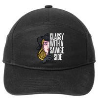 Classy With A Savage Side 7-Panel Snapback Hat