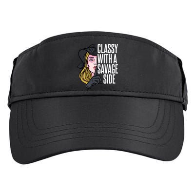 Classy With A Savage Side Adult Drive Performance Visor