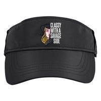 Classy With A Savage Side Adult Drive Performance Visor