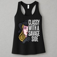 Classy With A Savage Side Womens Tank Top