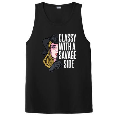 Classy With A Savage Side PosiCharge Competitor Tank