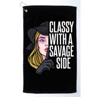 Classy With A Savage Side Golf Towel