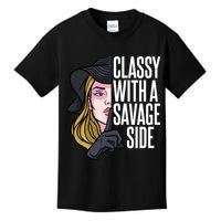 Classy With A Savage Side Kids T-Shirt