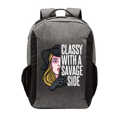 Classy With A Savage Side Vector Backpack