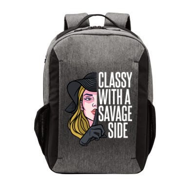 Classy With A Savage Side Vector Backpack