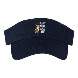 Classy With A Savage Side Valucap Bio-Washed Visor