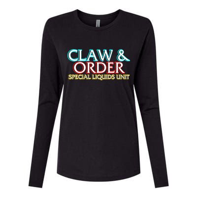 Claw & Order Special Liquids Unit Womens Cotton Relaxed Long Sleeve T-Shirt