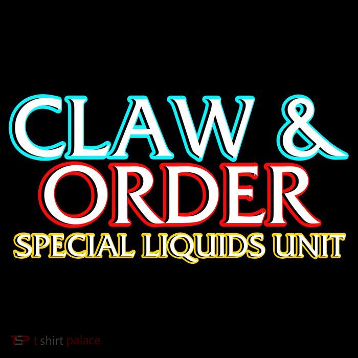 Claw & Order Special Liquids Unit High Crown Mesh Back Trucker Hat