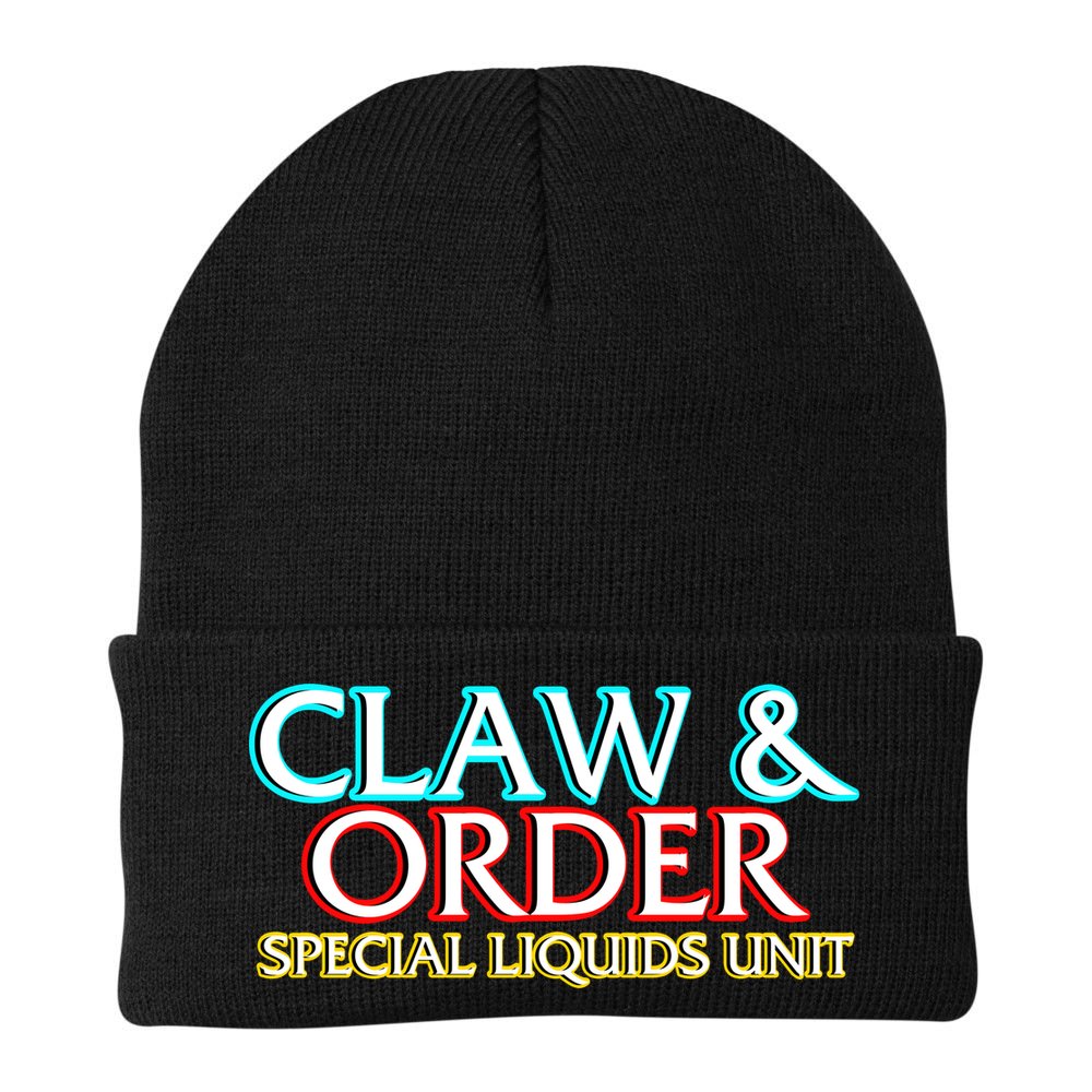 Claw & Order Special Liquids Unit Beanie