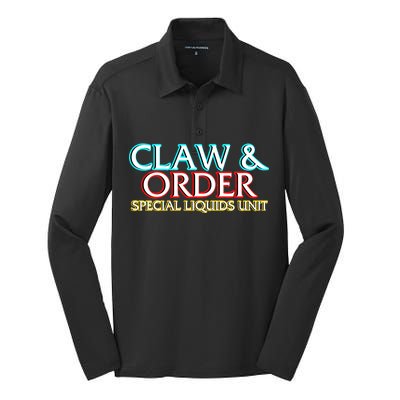 Claw & Order Special Liquids Unit Silk Touch Performance Long Sleeve Polo