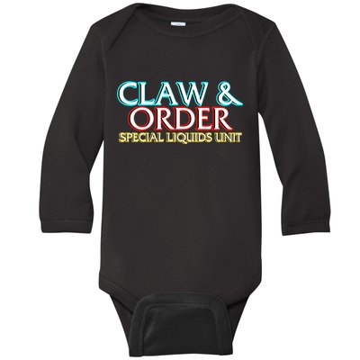 Claw & Order Special Liquids Unit Baby Long Sleeve Bodysuit