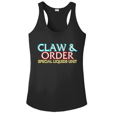 Claw & Order Special Liquids Unit Ladies PosiCharge Competitor Racerback Tank