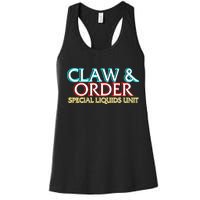 Claw & Order Special Liquids Unit Women's Racerback Tank