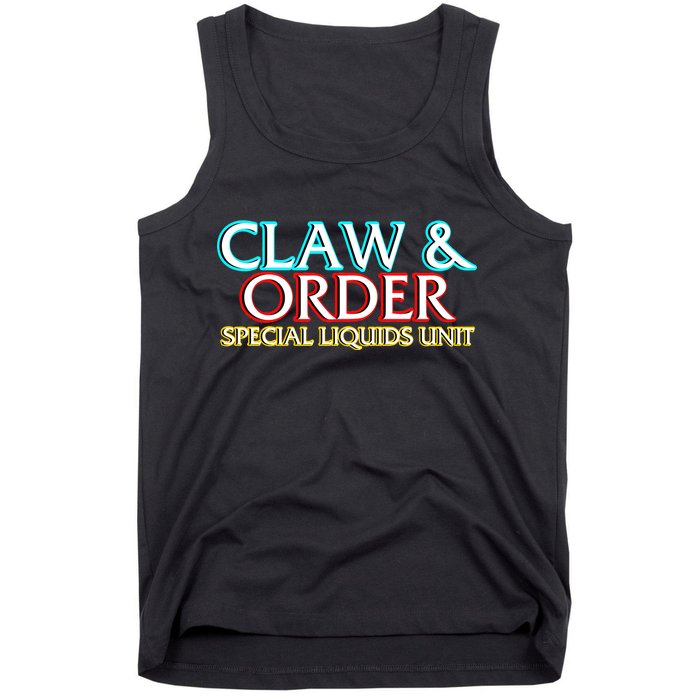 Claw & Order Special Liquids Unit Tank Top